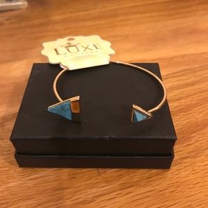 Luxe Couture Gold Cuff and Dark grey Cuff